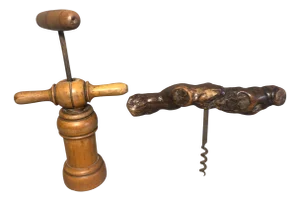 Wood Corkscrews, Set of 2