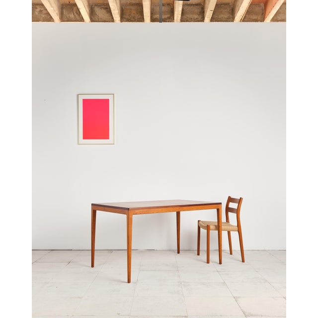 1960s Mid-Century German Extendable Dining Table in Teak and Oak by Hartmut Lohmeyer for Wilkhahn, 1960s For Sale - Image 5 of 18