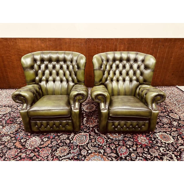 Springvale Chesterfield Woburn Chairs, Set of 2 For Sale - Image 14 of 18