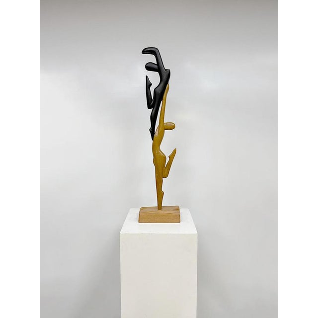 Wooden Abstract Dancing Figure, 1970s For Sale - Image 3 of 5