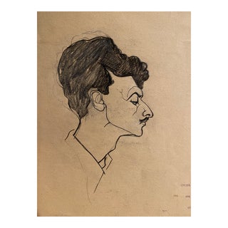 1930s Clifford Thompson Portrait of a Man For Sale