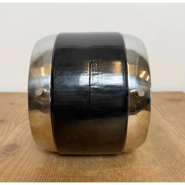 Vintage Black Kappa Ship Double Sided Wall Clock, 1980s For Sale - Image 10 of 18