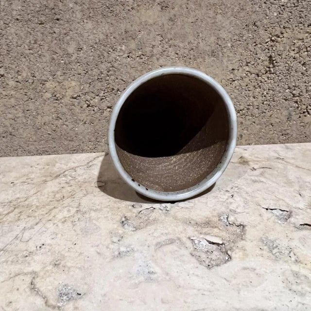 1980s Ryoko Pottery Sake Cup Japanese Studio Art For Sale - Image 12 of 12