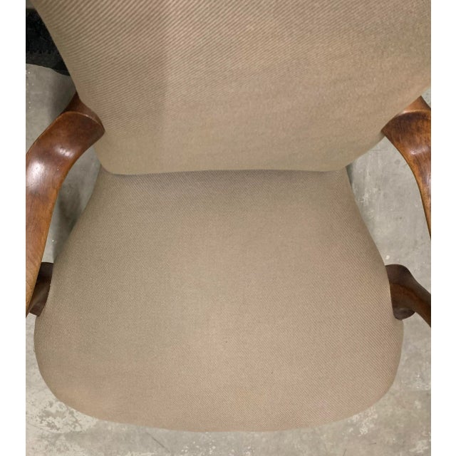 Mid Century Traditional Armchair For Sale - Image 9 of 10