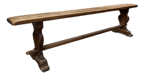 Early 20th Century Oak Bench