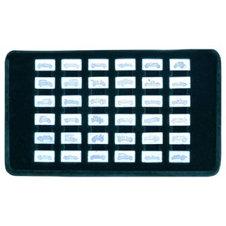 Italian 35 Silver Miniatures of Vintage Cars For Sale