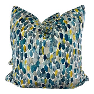 Romo “Orrin Velvet” 22” Pillows-A Pair For Sale