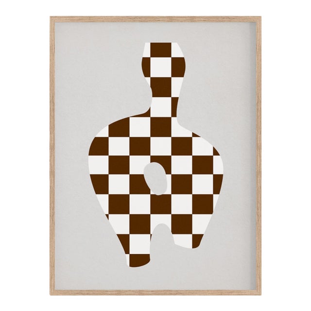 Contemporary Abstract Checkers Giclee Print For Sale