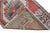 Textile 1970s Vintage Hand-Knotted Small Turkish Rug Yastik Entry Laundry Decor Doormat 2x3 Ft Approx For Sale - Image 7 of 8