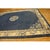 Antique Peking Chinese Floral Navy Open Field Medallion Oriental 1920s Rug For Sale In New York - Image 6 of 11