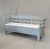 A beautiful antique late 1800s Swedish pine storage bench with distressed blue/gray paint and an optional custom-made...