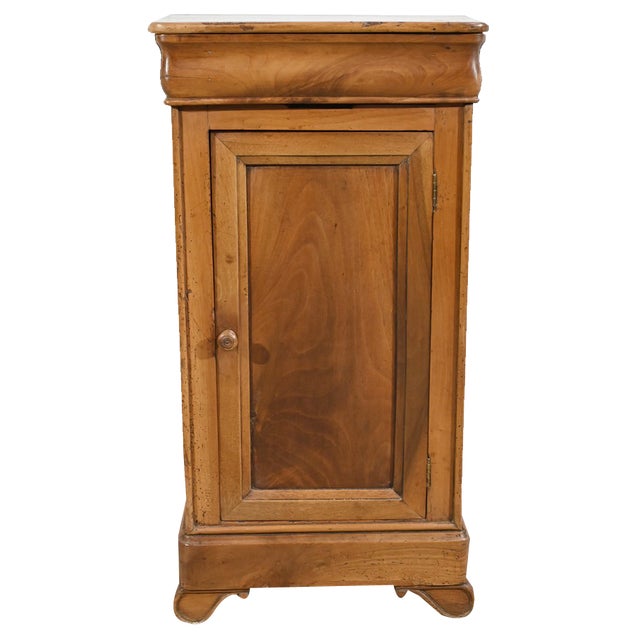 Louis Philippe Cherrywood Bedside Table, Mid-19th Century For Sale