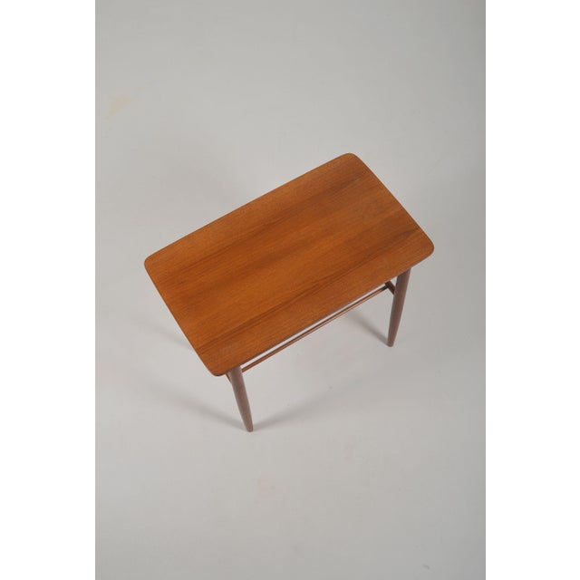 Danish Wooden Side Table, 1960s For Sale - Image 6 of 9