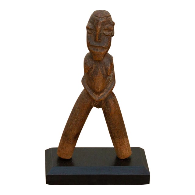 Vintage Boy's Carved Wood Slingshot For Sale