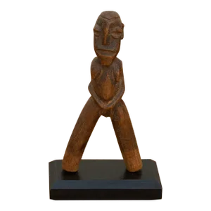 Vintage Boy's Carved Wood Slingshot