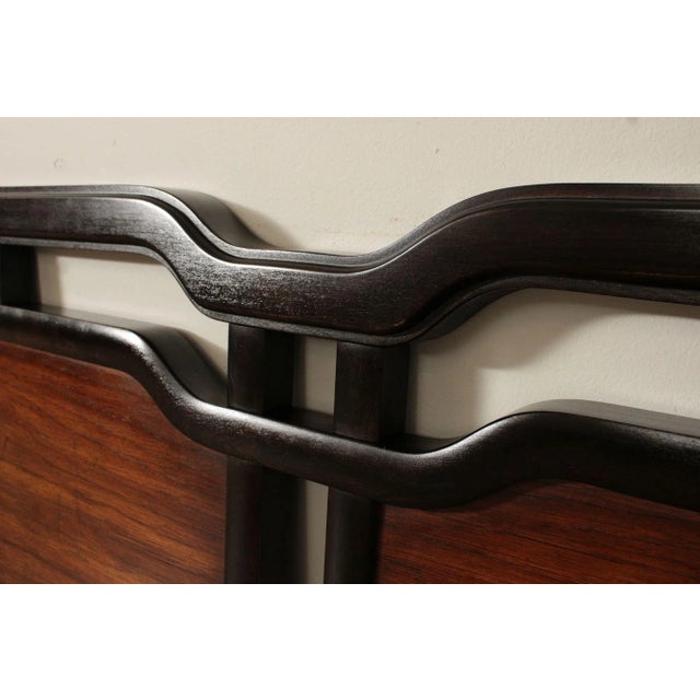 Thomasville Asian Inspired Queen Size Headboard For Sale - Image 10 of 12