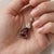Contemporary Natural Garnet Pear Cut Exquisite Pendant, January Birthstone Pendant For Sale - Image 3 of 7