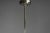 1920s Art Deco Nickel, Plated Pendant with Opal Glass Shade, Vienna, 1920s For Sale - Image 5 of 12