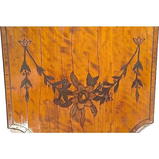 Antique English BurlWood Knife Box Chairish