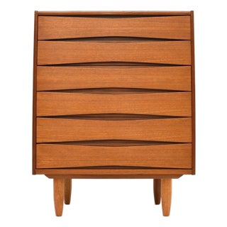 Vintage Scandinavian Teak Chest of Drawers by Skeie & Co., 1960s For Sale