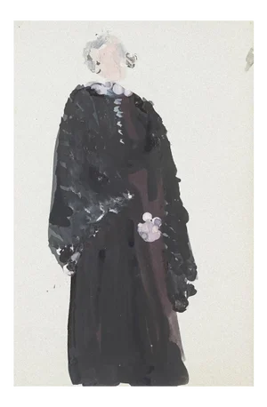Costume Mixed Media on Paper by Alkis Matheos