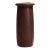 Antique Arts & Crafts Embossed Paneled Grape & Leaf Redware Pottery Vase C1920 For Sale