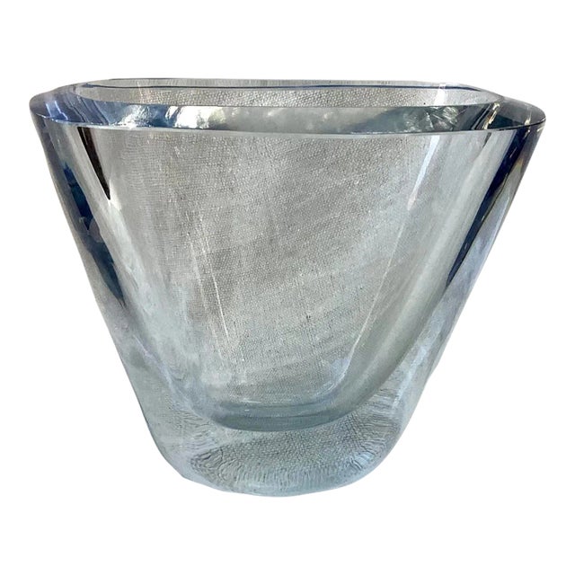 1950's Stromberg Swedish Crystal Vase For Sale