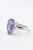 Metal Amethyst and Diamond White Gold Cocktail Ring size 6.75 For Sale - Image 7 of 9