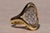 Gold The Tyler Road: Mid Century Modern Two Tone Diamond Ring For Sale - Image 8 of 11