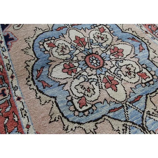 Textile Old Persian Heriz Area Rug 2’9″ X 5’7″ For Sale - Image 7 of 9