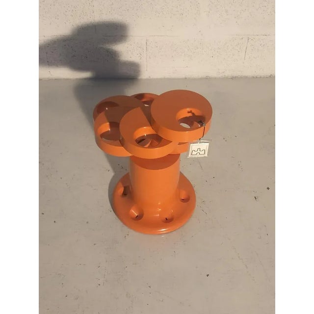 Orange Pluvium Orange Umbrella Stand by Giancarlo Piretti for Anonima Castelli, 1970s For Sale - Image 8 of 11