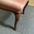 French 19th Century French Stool in Pink/Red Fabric For Sale - Image 3 of 12