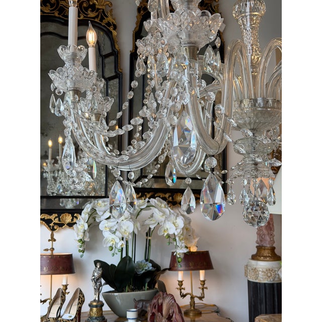Huge Irish Crystal Louis XVI Style Chandelier For Sale - Image 12 of 13