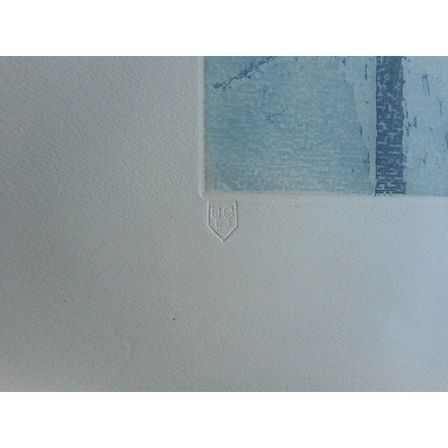 Modern Mid 20th C. Modern Sailboats Etching For Sale - Image 3 of 4