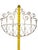 Shabby Chic Antique Metal Fleur De Lis Design Wall Mounted Planter Holder For Sale - Image 3 of 5