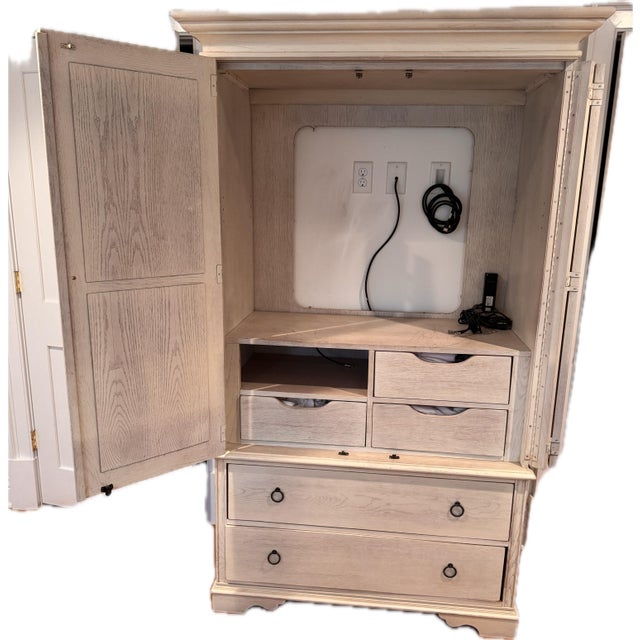 Lexington Furniture 1990s Lexington Solgarden Entertainment Armoire For Sale - Image 4 of 12