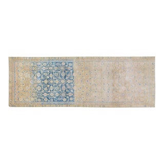 Vintage Turkish Hand Knotted Wool Rug, 3'2''x9'3'' For Sale