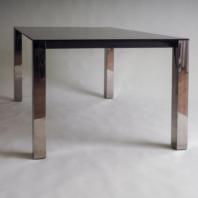 Dining Table by Giovanni Offredi for Saporiti, 1970s For Sale - Image 9 of 12