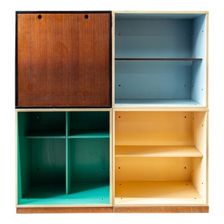 Casiers Standard Series Model LC20 Modular System by Le Corbusier, Pierre Jeanneret and Charlotte Perriand for Cassina, 1970s, Set of 4 For Sale