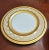 An exceptional set of 11 Heinrich Selb porcelain and gold encrusted dinner plates in white body in good antique...