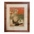 Mid 20th Century René Lenis Signed Color Print Still Life With Lilies, Framed For Sale