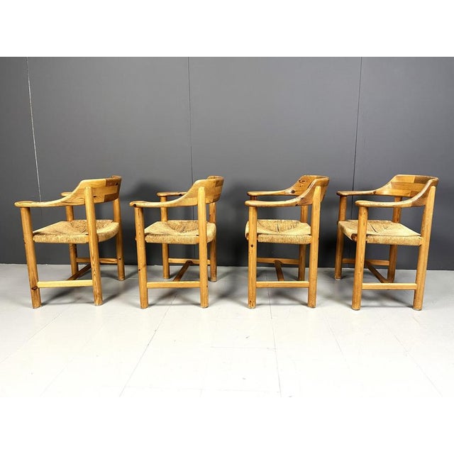 Pinewood Dining Chairs by Rainer Daumiller for Hirtshals Savvaerk, 1970, Set of 4 For Sale - Image 11 of 13