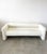 Mid-Century Modern Vintage 80s Postmodern Off White Boucle Bolster Sofa For Sale - Image 3 of 10