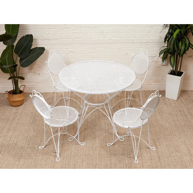 Metal Vintage 60’s Outdoor Set For Sale - Image 7 of 10