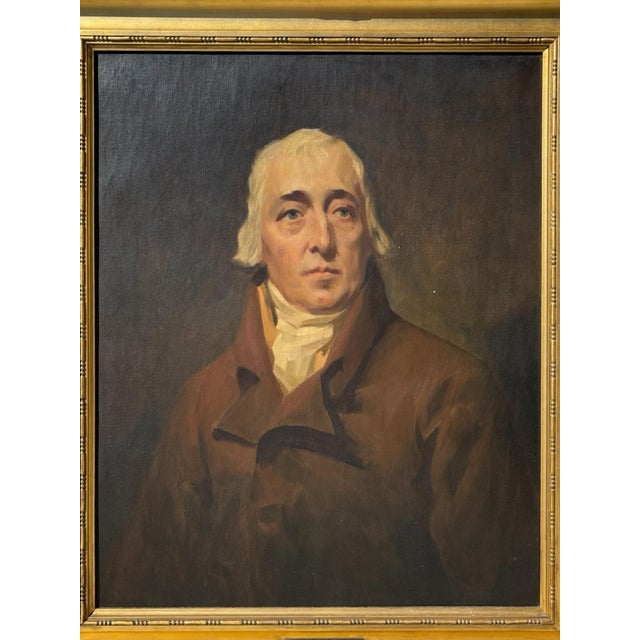 1930s 1930’s Pair of English Oil on Canvas Portraits by M. Moussa Ayoub For Sale - Image 5 of 12