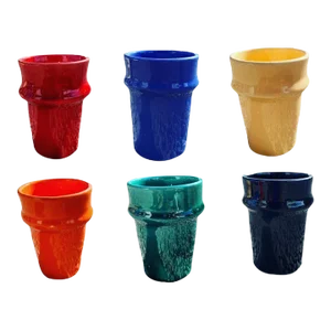 Set of 6 Moroccan Porcelain Cups