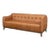 Modern Tufted Leather Sofa For Sale