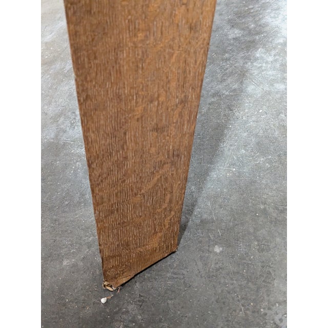 Late 20th Century Attributed to William Earle Modern Geometric Sculptural Console Table For Sale - Image 10 of 10