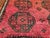 Vintage Afghan Bokhara Area Rug, Hand-Knotted Wool, Allover Geometric Pattern, Plum & Burgundy, 4x5 For Sale - Image 16 of 17