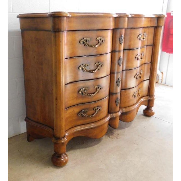 Late 20th Century Furniture Traditional 8-Drawer Fruitwood Dresser/Chest of Drawers For Sale - Image 10 of 17